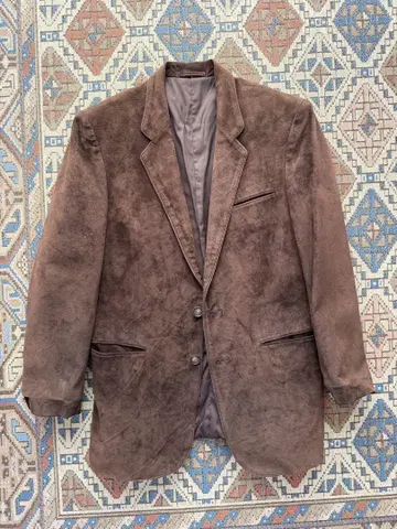 ANTESCO 브라운 가죽 자켓