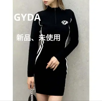 GYDA 블랙 지퍼 타이토 원피스