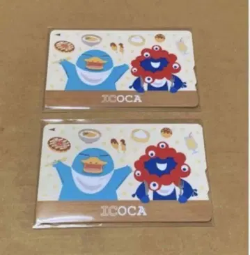 만박 한정판 디자인 ICOCA 카드 2장
