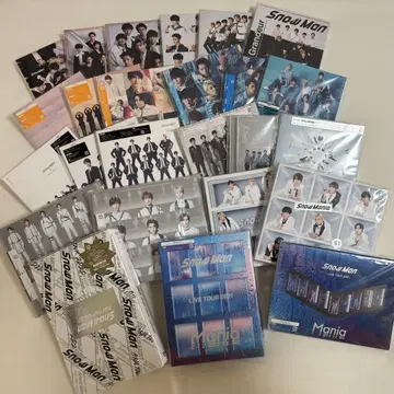 SnowMan CD 라이브 DVD 브로마이드 묶음 판매