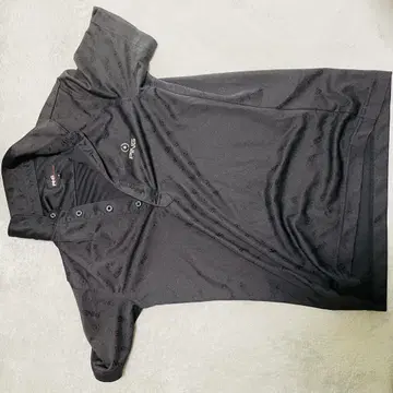 PING 블랙 피케 셔츠 S 사이즈