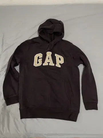 GAP 다크 브라운 후드 부착 후드티
