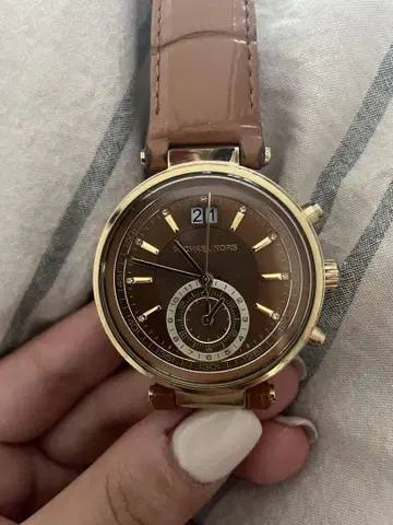 Michael Kors 손목시계 가죽 벨트