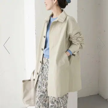URBAN RESEARCH DOORS 스탠드 카라 미들 코트