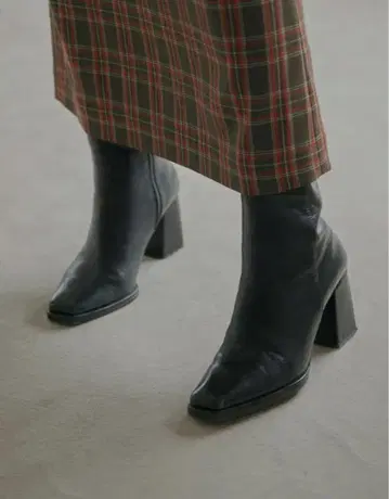 Ameri VINTAGE 심리스 스퀘어 부츠