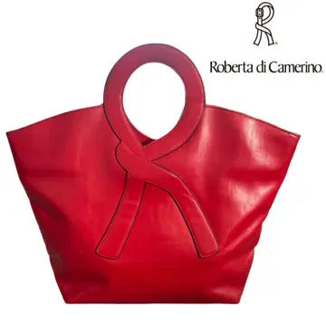 Roberta di Camerino 빨간색 가죽 핸드백