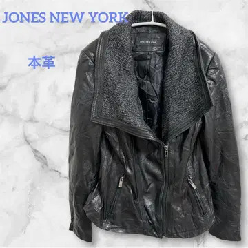 JONES NEW YORK 블랙 가죽 자켓