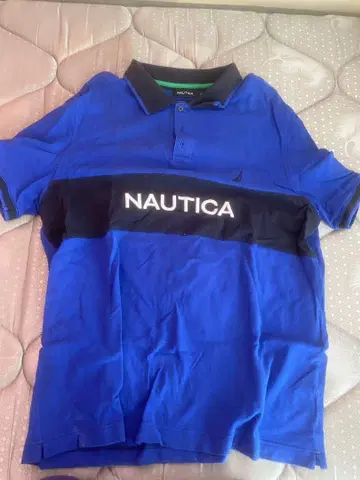 NAUTICA 피케 셔츠 XL 파랑/블랙