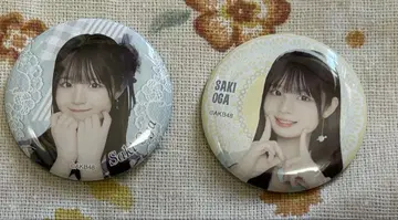AKB48 캔뱃지 오오가 사키 컴프