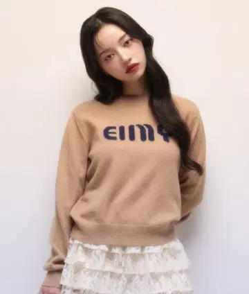 EIMY ISTOIRE EIMY 로고 니트 베이지