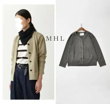 MHL DRY COTTON LINEN LOOPBACK 가디건
