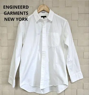 ENGINEERED GARMENTS 화이트 긴팔 셔츠 XS