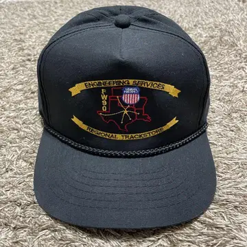 80s UNION PACIFIC 트래커 캡 블랙 아메카지