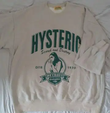 HYSTERIC 트레이닝복 프리 사이즈 크림색 (XL) 상당
