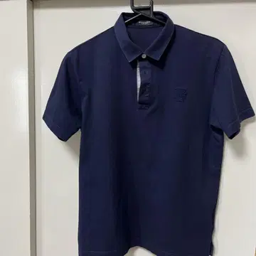 BLACK LABEL 네이비 피케 셔츠