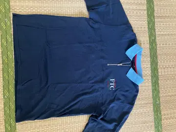 FTC 네이비 지퍼 피케 셔츠