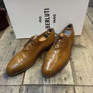 Berluti 벨루티 가죽 신발 드레스 신발 플레인 칩 7