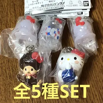 몬치치 x 헬로키티 메지루시 액세서리 전 5종 SET