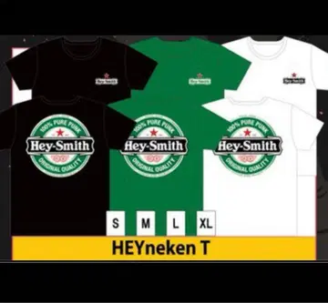 레어 HEY-SMITH 티셔츠 L 밴딩 티셔츠 하이네켄 그린