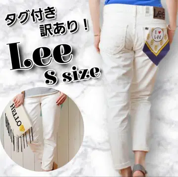 하자품 택 포함 Lee 오가닉 코튼 앵클 스키니 데님 S