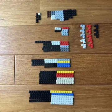 LEGO 플레이트 1열 & L자 세트 (총 104 부품)