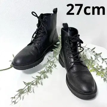 [ 새상품급 ] [ GU ] 리얼 가죽 레이스업 부츠 27cm