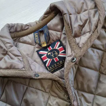 LAVENHAM 베이지 퀼팅 자켓