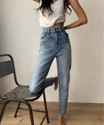 LIB JOIE 하이웨스트 데님 34