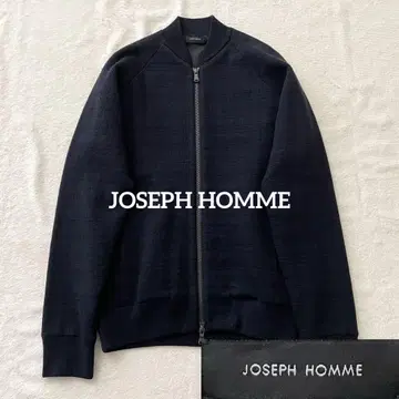 새상품급 JOSEPH HOMME 니트 블루종 드라이버즈 자켓