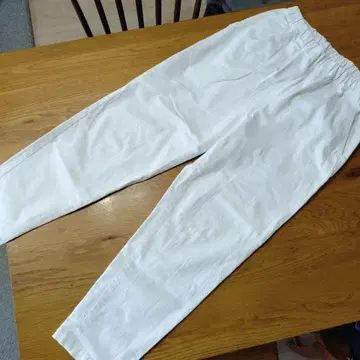 카구레 테이퍼드 팬츠 화이트