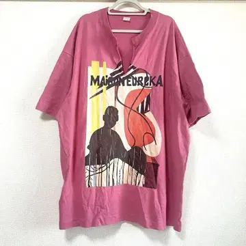 메종 에우레카 maison eureka BIG Tshirt 핑크