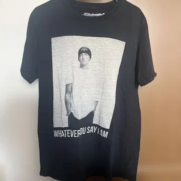 EMINEM 그래픽 T셔츠 블랙