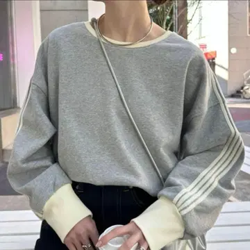 차오패닉 티피 [ WEB 한정판 ] 라인 쭈리 크루 맨투맨