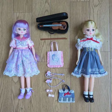 리카짱 인형 세트 에코 고양이 바이올린 레슨