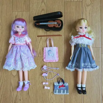 리카짱 인형 세트 에코 고양이 바이올린 레슨