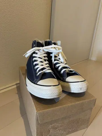 컨버스 스니커즈 하이컷 네이비 28cm