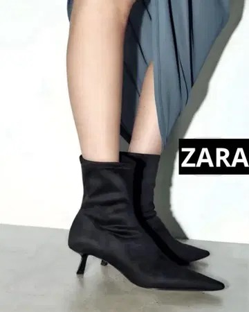 ZARA 키튼힐 앵클부츠 미사용 새상품