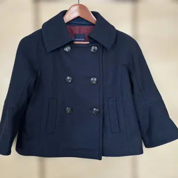 TOMORROWLAND 네이비 P코트 38 M 2way (노카라)