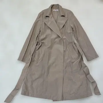 저널 스탠다드 베이지 트렌치코트 라펠 칼라 M