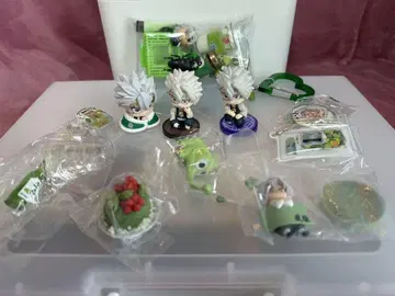 시나즈가와 사네미 묶음 판매 그린 계열 가챠 파우치 피규어