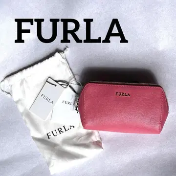 FURLA 핑크 가죽 파우치
