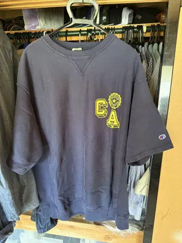 Champion CA 로고 T셔츠 XL 다크 네이비 XL
