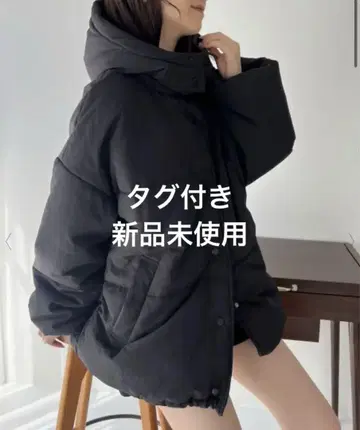 후드 탈부착 가능 멀티 웨이 미들 페이크 다운 자켓