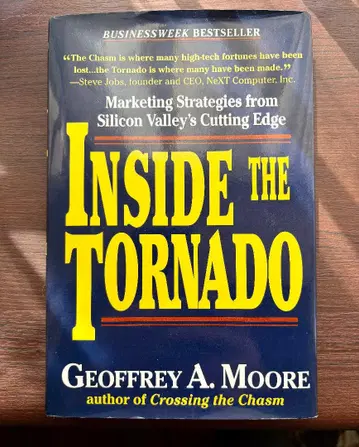 제프리 무어 사인 포함 Inside the Tornado 절판서