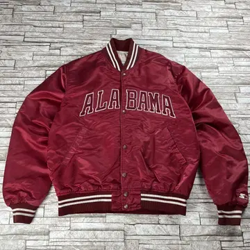 80s STARTER 바시티 자켓 앨라배마 대학 나일론 빈티지