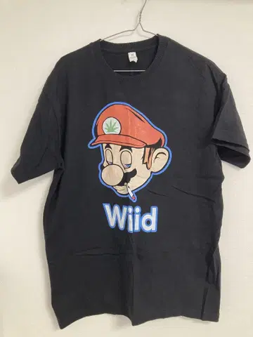 마리오 wiid 바키바키 셔츠 L 사이즈