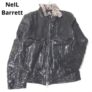 닐바렛 택 포함 가죽 자켓 아우터 XS 이탈리아제 라이더