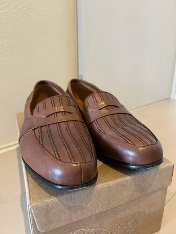 [ BARREAUX ] 브라운 핸드메이드 로퍼 일본제