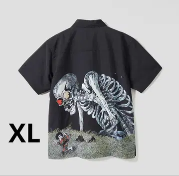 그라니프 미즈키 시게루 하카바 키타로 콜라보 가샤도쿠로 반팔 셔츠