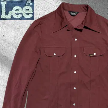 Lee Lee USA 웨스턴 셔츠 자켓 삼각형 택 브라운 XL